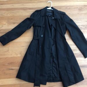 Banana Republic Black Trench Coat